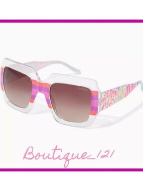 Lilly P. Sunglasses W/ Matching Pouch Case!